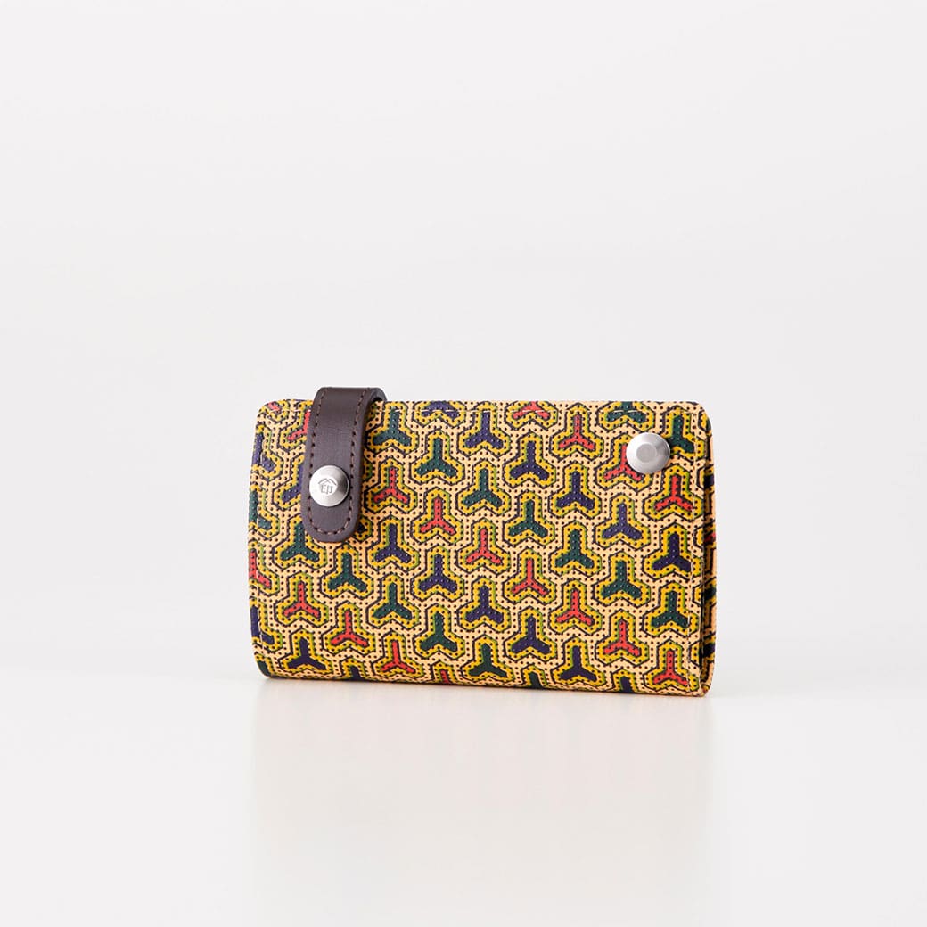 更紗 カード入D［毘沙門亀甲］