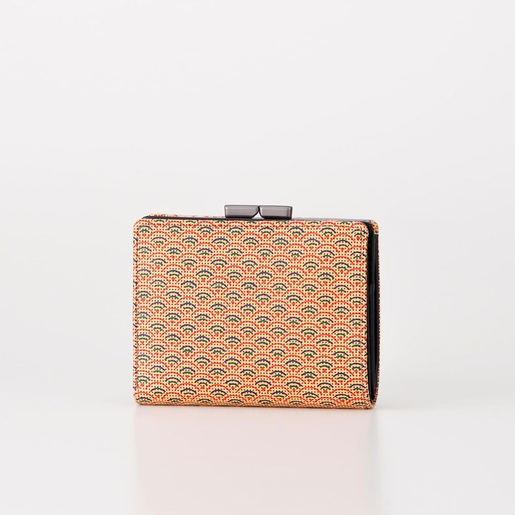 更紗 115がま札［青海波］